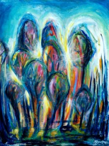 Morning sun peeping out 